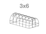 Kaarkasvuhoone NANO 3x6m - Pilt 4