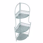 Riiul MINT 34x34xH118cm, antiikroheline metall - Pilt 2
