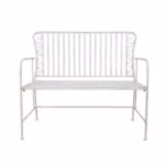 Pink JASMINE 103x50xH93cm, antiikvalge metall - Pilt 2