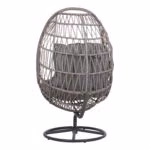 Puhketool CASSIA pöörlev 85x85xH151cm, hall - Pilt 4