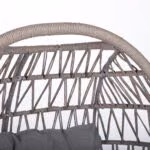 Puhketool CASSIA pöörlev 85x85xH151cm, hall - Pilt 5