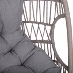 Puhketool CASSIA pöörlev 85x85xH151cm, hall - Pilt 6
