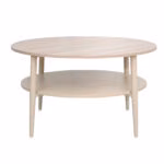 Diivanilaud LESTER 80x80xH45cm, hele puit/beež - Pilt 2