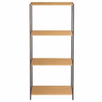 Riiul HARPER 50x30xH110,5cm, saar/must - Pilt 2