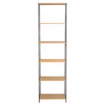 Riiul HARPER 50x30xH180cm, saar/must - Pilt 2