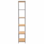 Riiul HARPER 50x30xH180cm, saar/must - Pilt 3