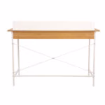 Kirjutuslaud FERDIE 120x48xH88cm, saar/valge - Pilt 2