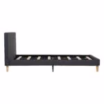 Voodi JUNO 90x200cm, hall - Pilt 3