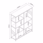 Riiul DIMITRA 100x30x124cm, hall - Pilt 5