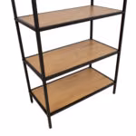Riiul HEDVIG 63x33xH152cm, saar/must - Pilt 2