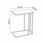 Abilaud HEDVIG 50x32xH60cm, saar/must - Pilt 3