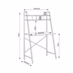 Kirjutuslaud STUDY riiuliga 84x44xH142cm - Pilt 3
