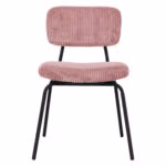 Tool KEIU_46x51xH76cm, vanaroosa velvet - Pilt 2