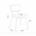 Tool KEIU_46x51xH76cm, tumeroheline velv - Pilt 6