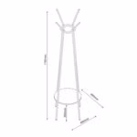 Nagi HANNES 1-riiuliga 48x48xH170cm, rus - Pilt 3