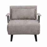 Tugitool-voodi HANNES 76,5x84xH81cm, hal - Pilt 2