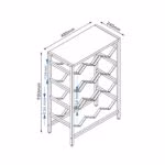 Veiniriiul HANNES 48x24xH70cm, rustik me - Pilt 3