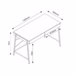 Kirjutuslaud HANNES 120x60xH76cm, rustik - Pilt 3