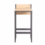 Baaritool HANNES 38x38xH80cm, rustik mel - Pilt 2