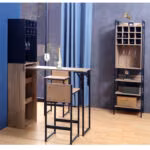 Baaritool HANNES 38x38xH80cm, rustik mel - Pilt 3