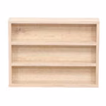Riiul LESTER 48x10xH36cm, hele melamiin - Pilt 2