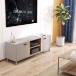 TV laud CLEO 150x40xH53cm, taupe - Pilt 5