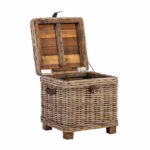 Kirst-abilaud EGROS 42x42xH43cm, naturaa - Pilt 2