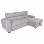 Nurgadiivanvoodi ODELIA PN 248x96/159xH84/99cm, hall - Pilt 4