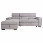 Nurgadiivanvoodi ODELIA VN 248x96/159xH84/99cm, hall - Pilt 5