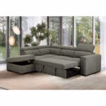 Nurgadiivanvoodi ODELIA-2 VN 263x227xH81/97cm, heleroheline - Pilt 3