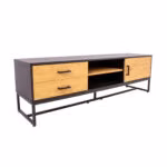 TV-laud AMSTERDAM 160x40xH50cm, tamm/mus - Pilt 3