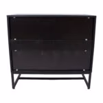 Kummut AMSTERDAM 80x40xH75cm, tamm/must - Pilt 5