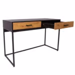 Kirjutuslaud AMSTERDAM 120x50xH79cm, tamm/must - Pilt 4