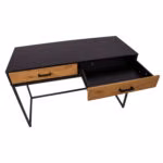 Kirjutuslaud AMSTERDAM 120x50xH79cm, tamm/must - Pilt 5