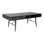 Diivanilaud LUXEMBOURG 115x60xH45cm, must - Pilt 3
