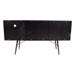 Kummut LUXEMBOURG 150x40xH80cm, must - Pilt 3