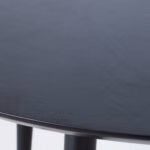 Söögilaud LUXEMBOURG D100xH75cm, must - Pilt 6