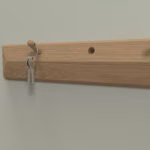 Seinanagi AALBORG 100x2,3xH8,3cm, tamm - Pilt 2