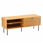 TV-laud LINE 120x40xH50cm, tammedekoorig - Pilt 2