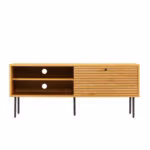 TV-laud LINE 120x40xH50cm, tammedekoorig - Pilt 3