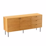 Kummut LINE 150x40xH74cm, tammedekooriga - Pilt 2
