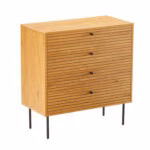 Kummut LINE 80x40xH85cm, tammedekooriga - Pilt 2
