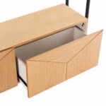 Riiul NATE_125,5x32xH117cm, tamm - Pilt 7