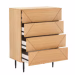 Kummut NATE_75x40xH102cm, tamm - Pilt 6