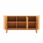 Kummut MORBEN 160x42xH75cm, tammedekooriga melamiin - Pilt 3
