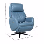 Tugitool DAMIANO elektriline recliner, s - Pilt 2