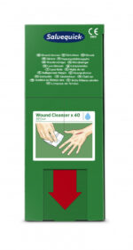 Haavapuhastuslapid, täitepakk, (0,9% NaCl), 40 tk, Cederroth - Pilt 3
