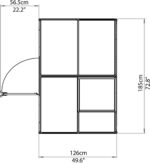 KASVUHOONE HYBRID 2,33M² - Pilt 5