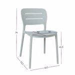 Tool MANGO 42,5x53,5xH79cm, rohekashall - Pilt 6