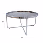 Diivanilaud ASTOR_D80xH40cm, hall - Pilt 4